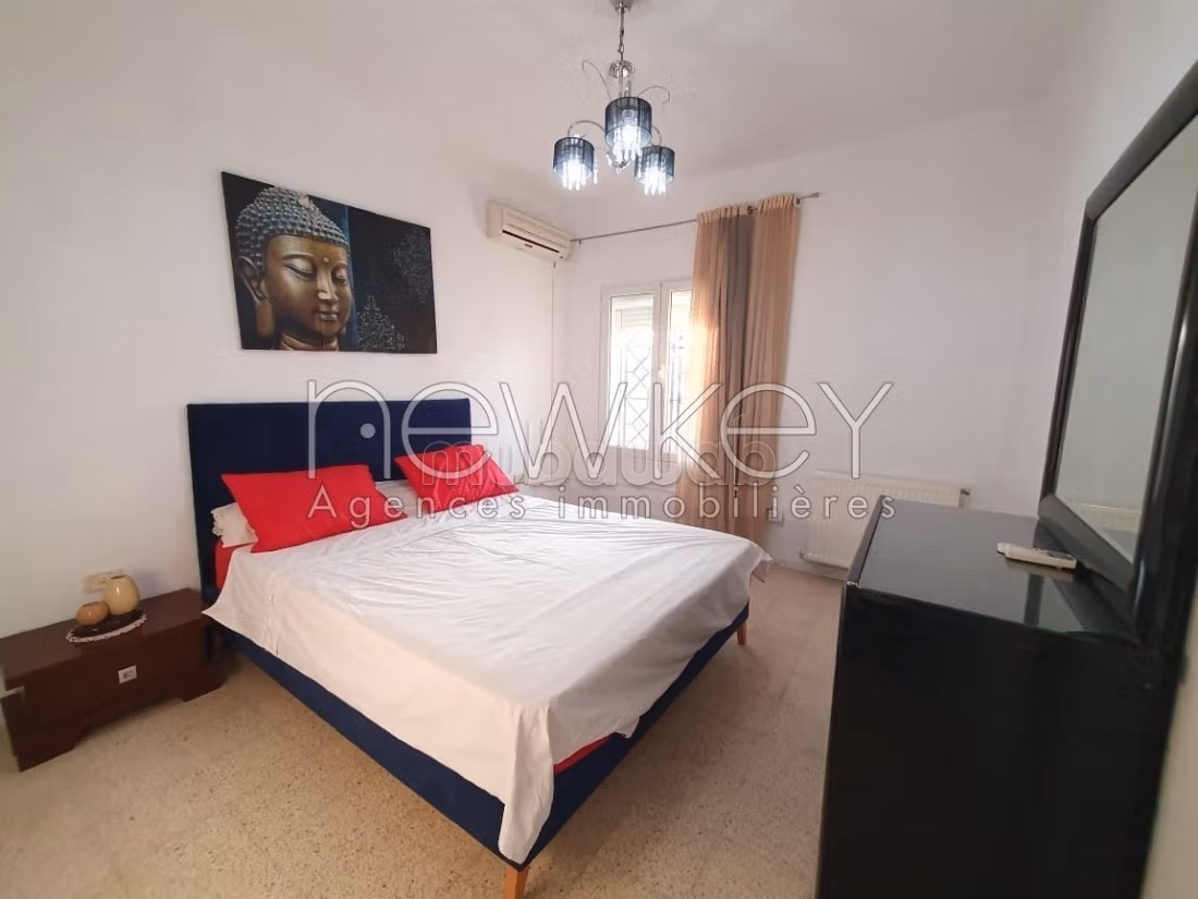 Duplex S2 meublé à louer à l'aouina