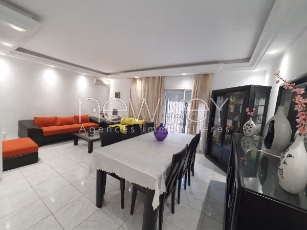 Duplex S2 meublé à louer à l'aouina