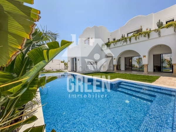 Eccezionale villa in vendita a Hammamet. 4 belle camere da letto. Porta blindata e servizio di videosorveglianza