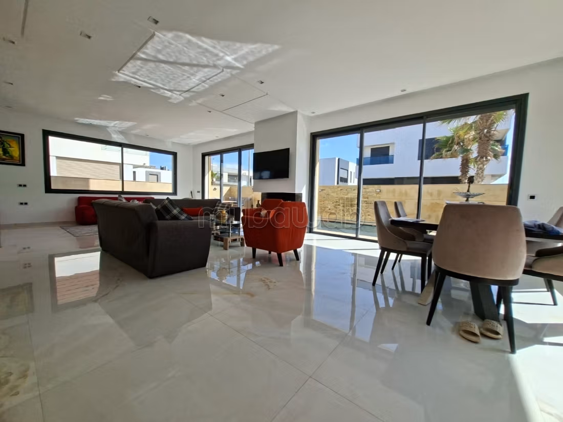 Magnificent villa for rent in Temara plage. 6 comfortable rooms. Cellar