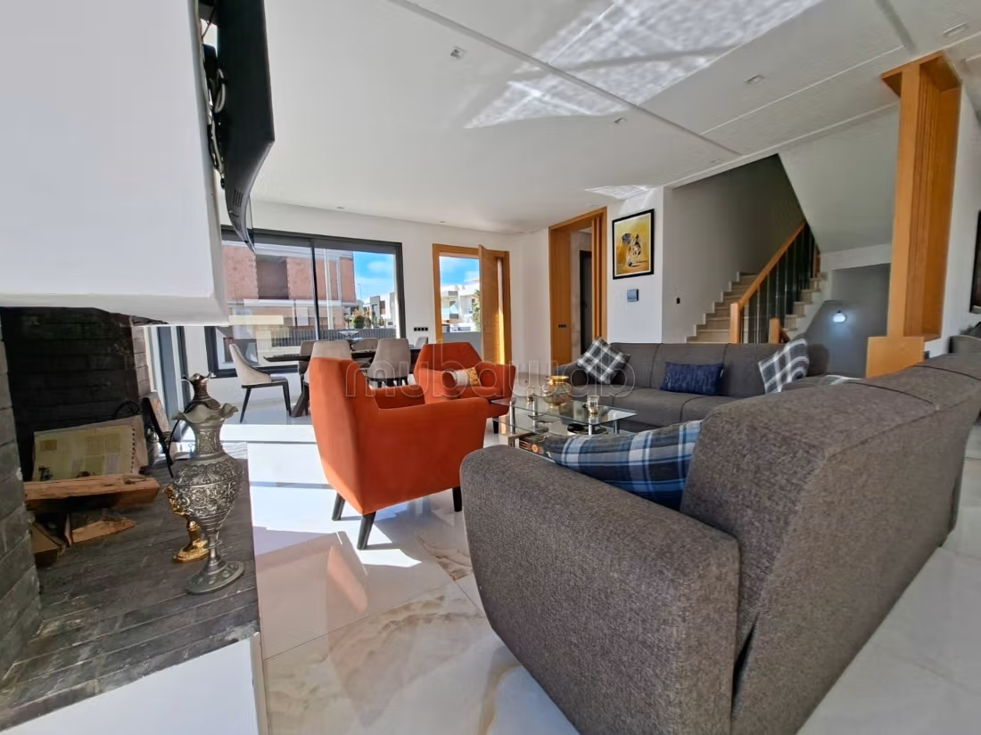 Magnificent villa for rent in Temara plage. 6 comfortable rooms. Cellar