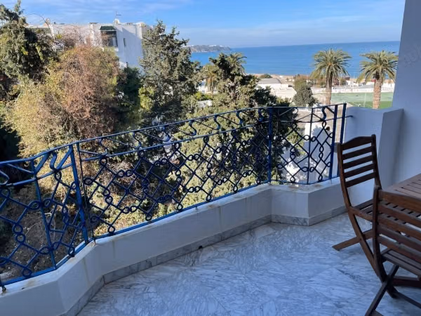 Affitto di uno splendido appartamento a La Marsa. Superficie totale 160 m². Ammobiliato