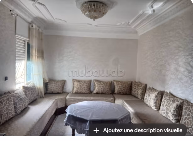 Bonito piso en venta en Sala el Jadida. 4 habitaciones grandes. Salón marroquí