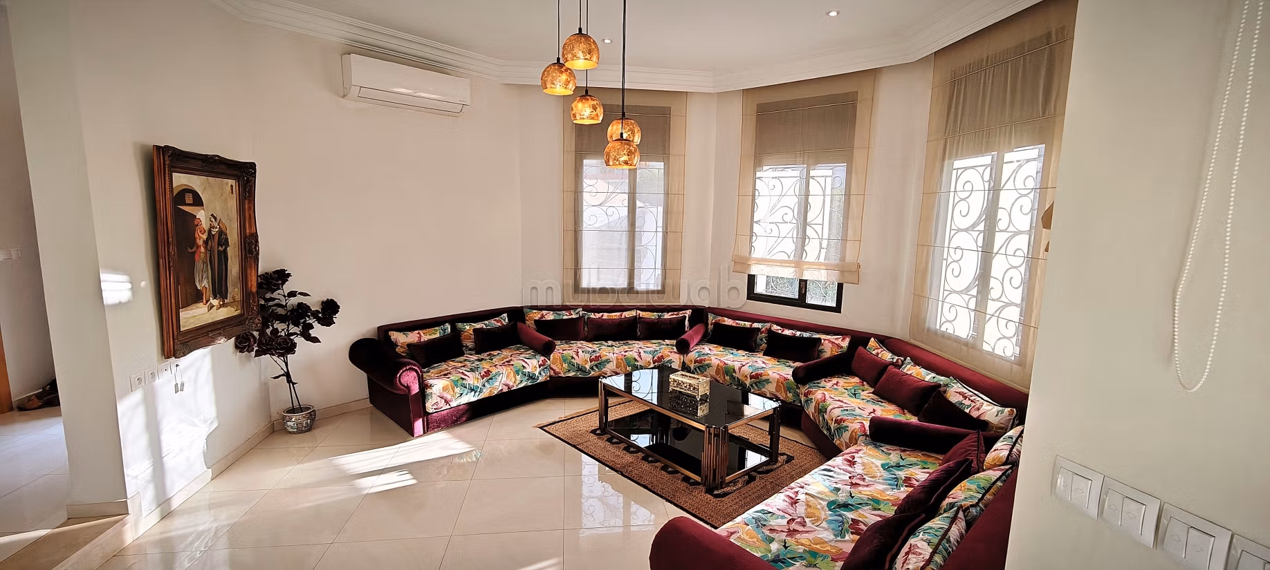 Villa con 5 Camere in Affitto – L’Orangeraie Souissi, Rabat