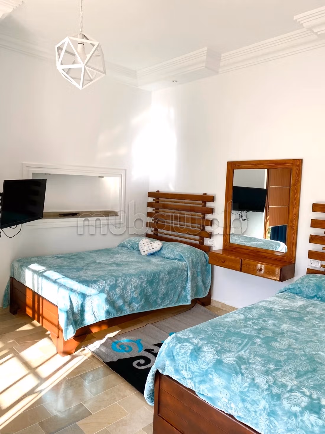 Villa hivernale avec cheminée à Rafraf