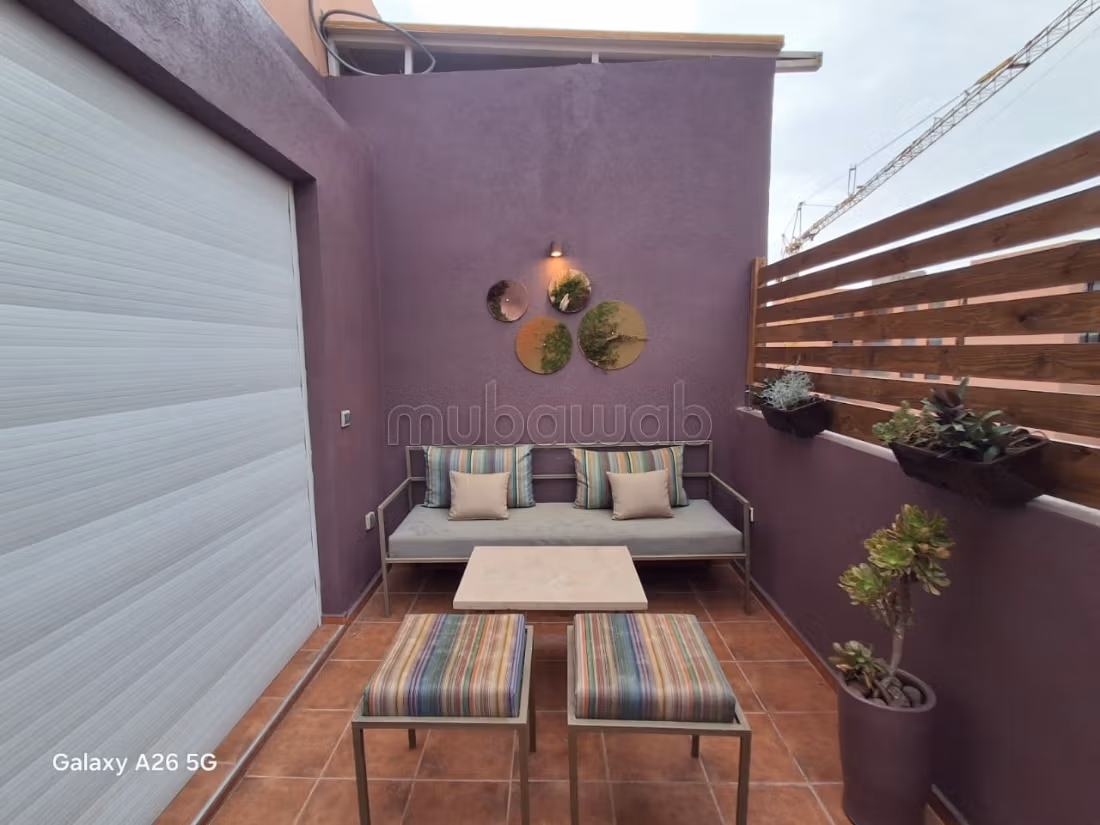 Vend appartement à Guéliz. Surface totale 95 m². Meublé — 4