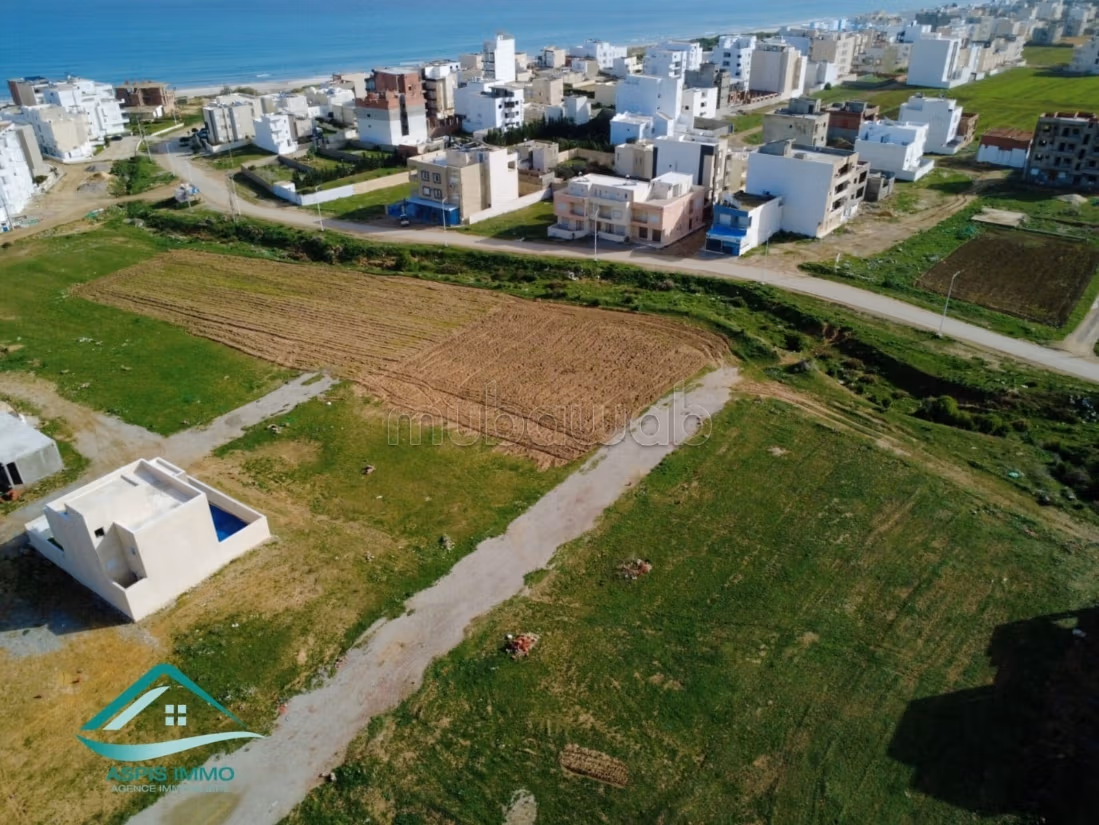 Terrain 2368 m² à 350 mètres plage Ezzahra Kelibia