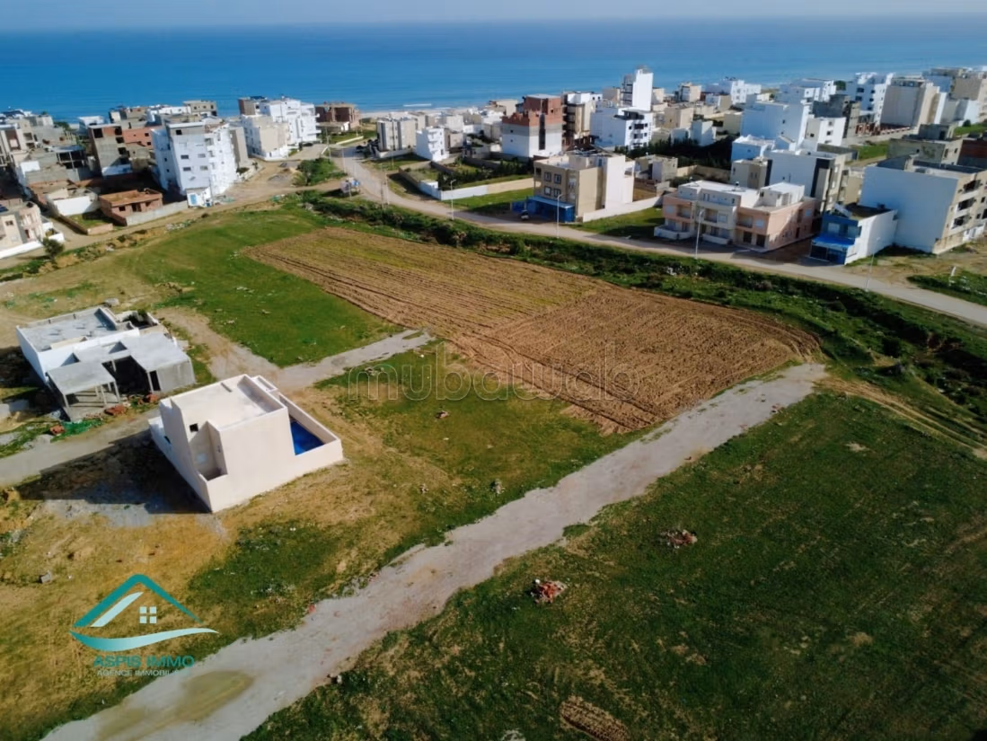 Terrain 2368 m² à 350 mètres plage Ezzahra Kelibia