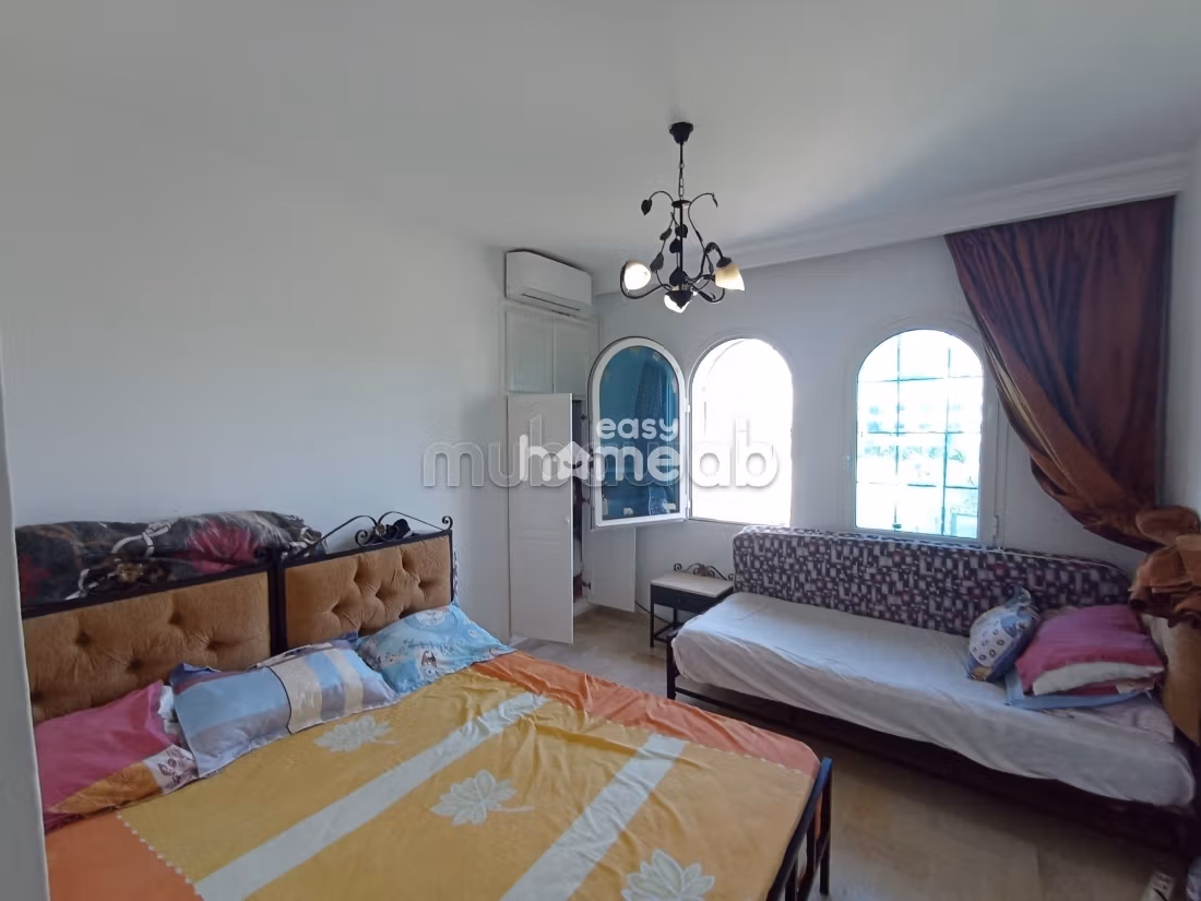 S2 meublé avec une terrasse à Hammamet Nord