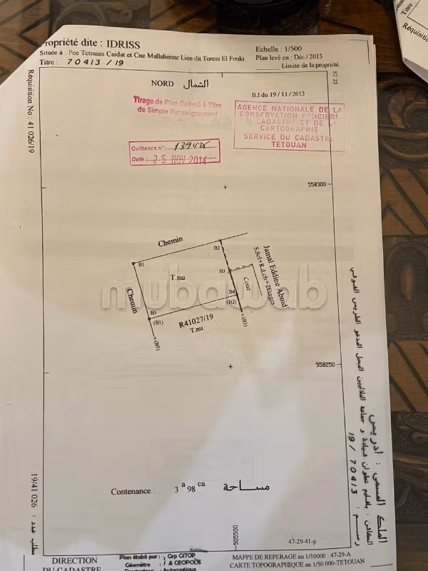 Land om te kopen. Oppervlakte 400 m²