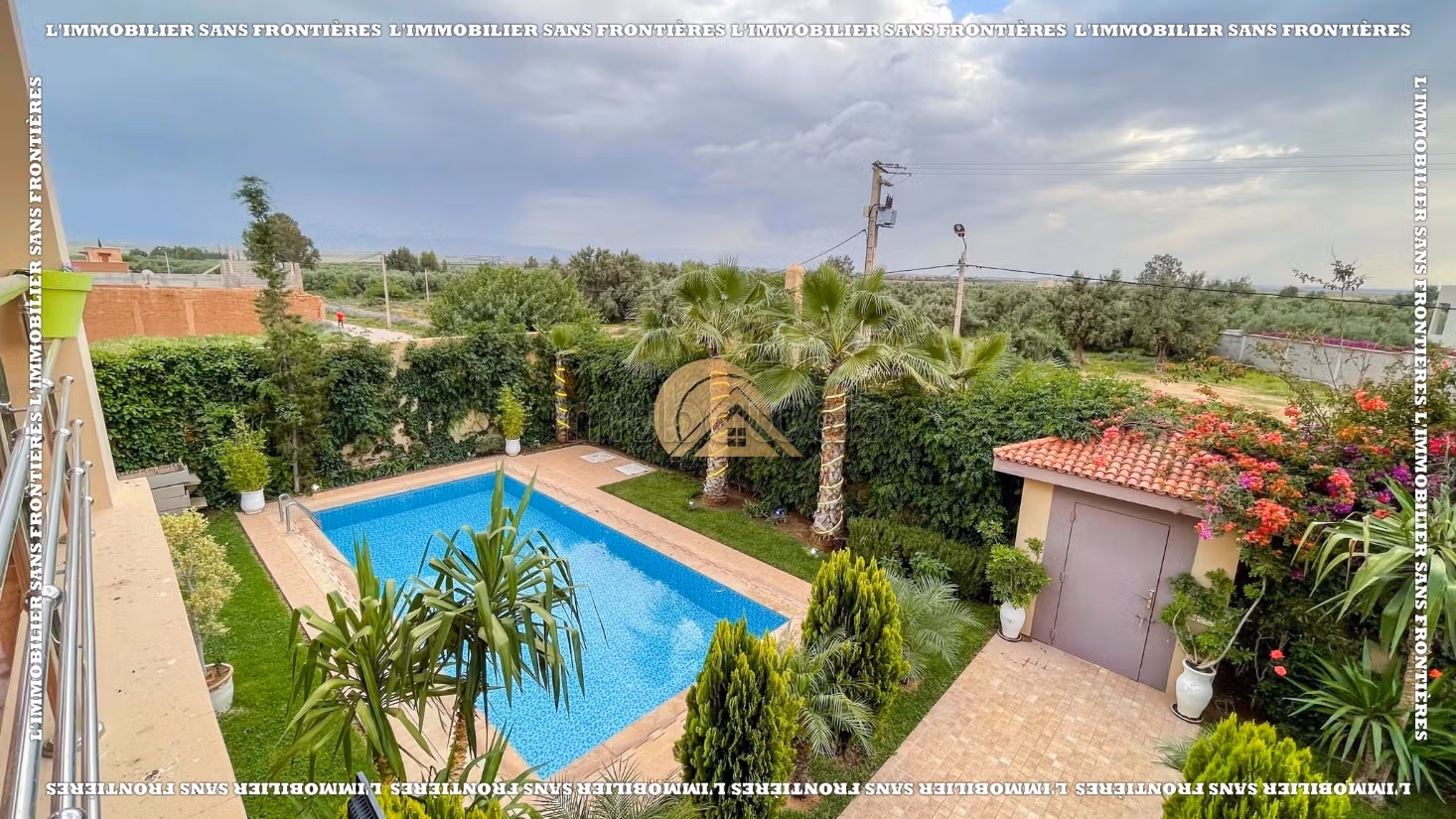 Villa amueblada en Route d’Amizmiz km 17, piscina privada  hammam beldi, Marrakech: en venta
