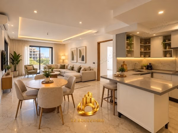 Appartamento in vendita a Cité El Wafa. Superficie 96 m². Posto auto e terrazzo