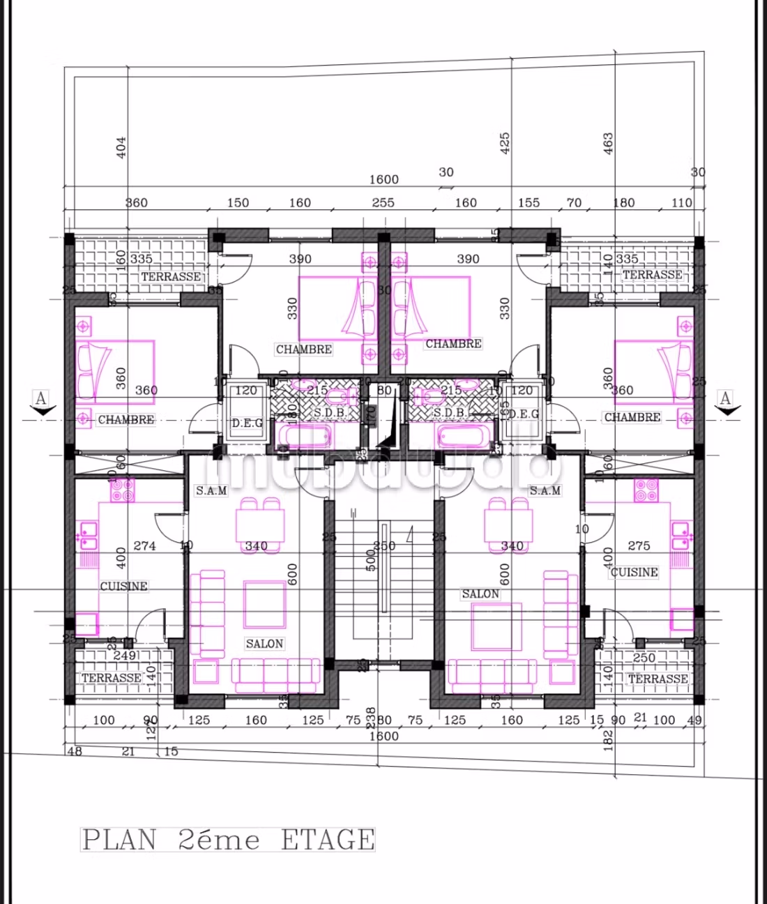 Residenza di lusso in vendita a Hammamet Sud. Superficie totale 800 m². Posto auto e terrazzo