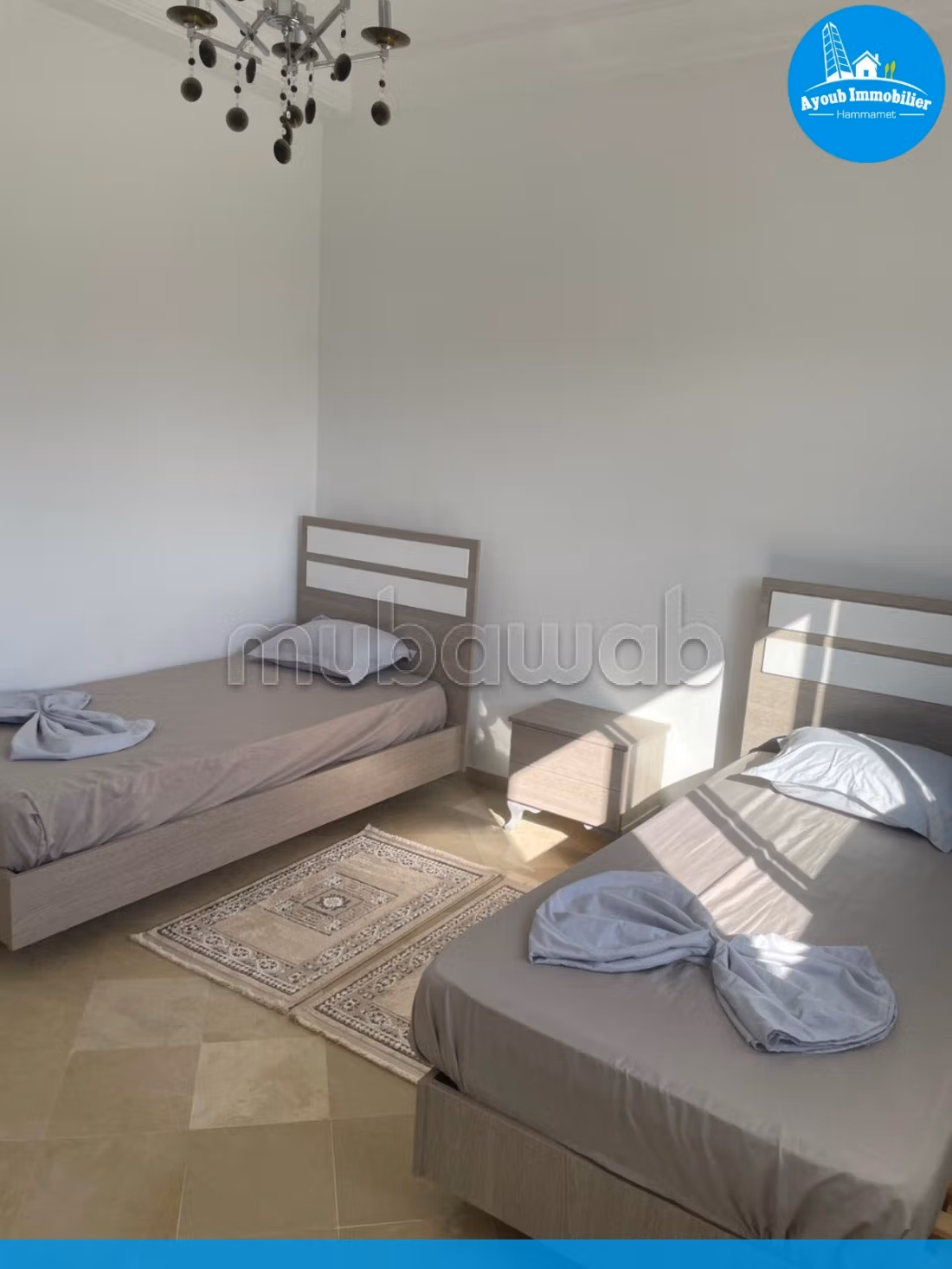 A louer appartement s2 à Hamammet zone Calypso