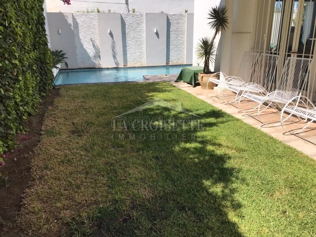 Villa meublée en S4 à La Marsa MVL1146