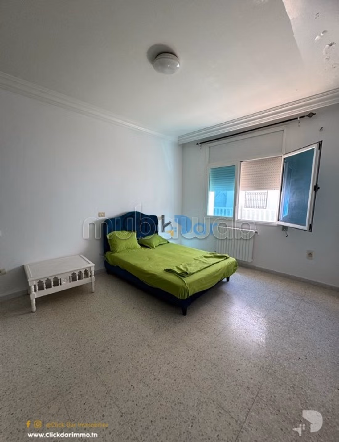 A Louer: RDC en S2 avec terrasse à Hammamet