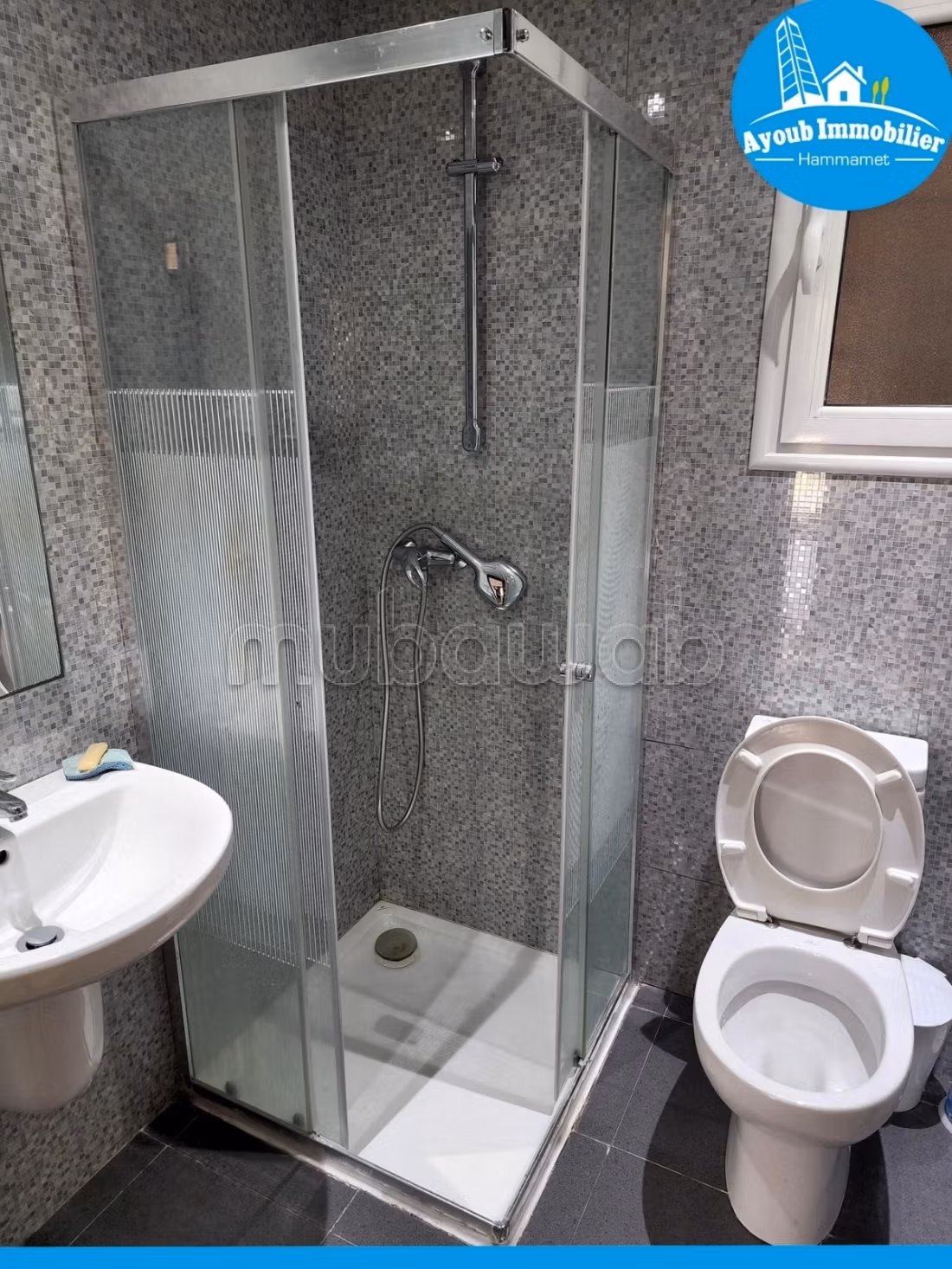 A louer à l'année à Hammamet nord s2 avec jardin