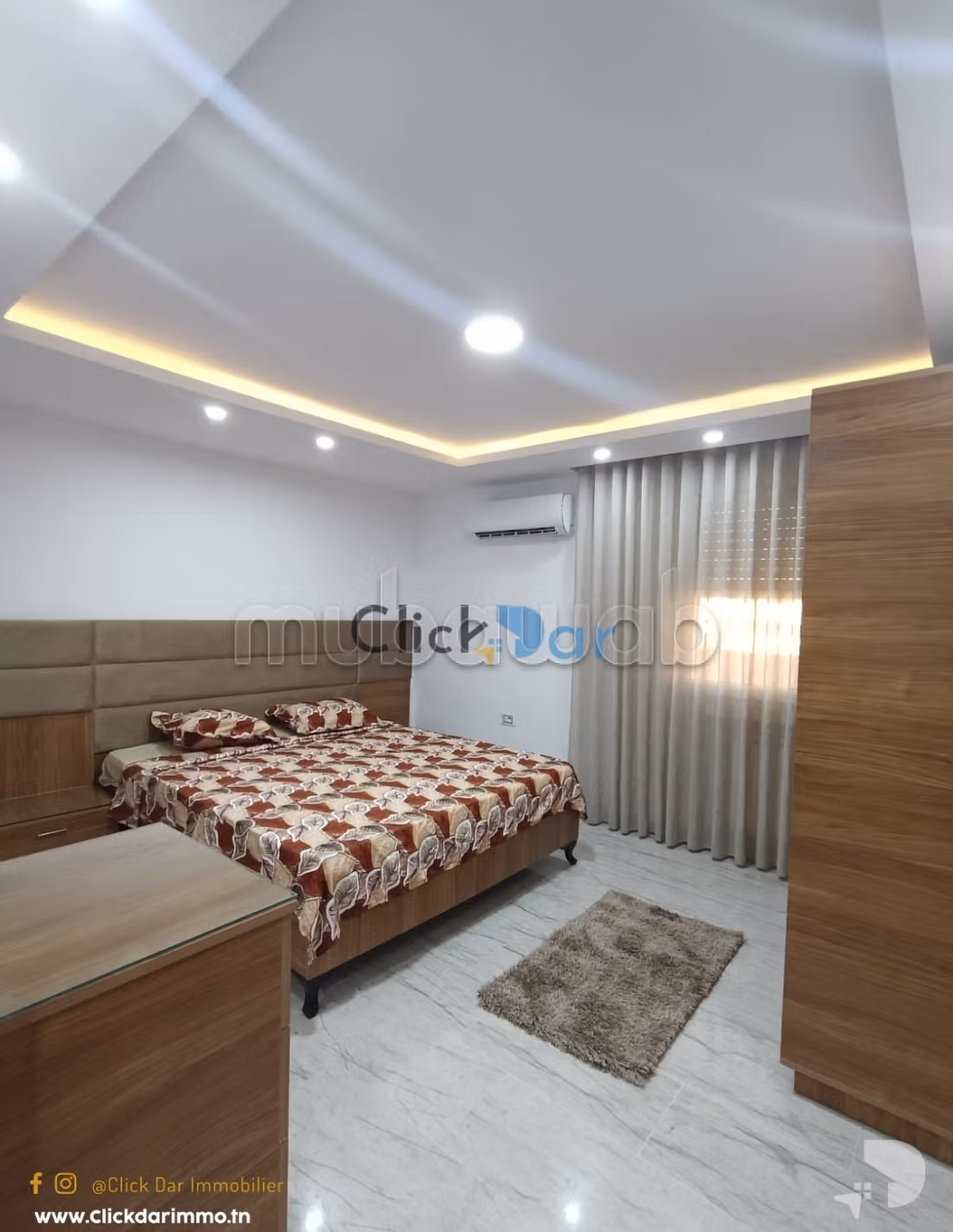 Appartement S2 location annuelle Hammamet Nord
