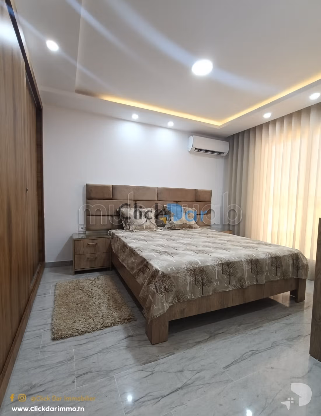 Appartement S2 location annuelle Hammamet Nord