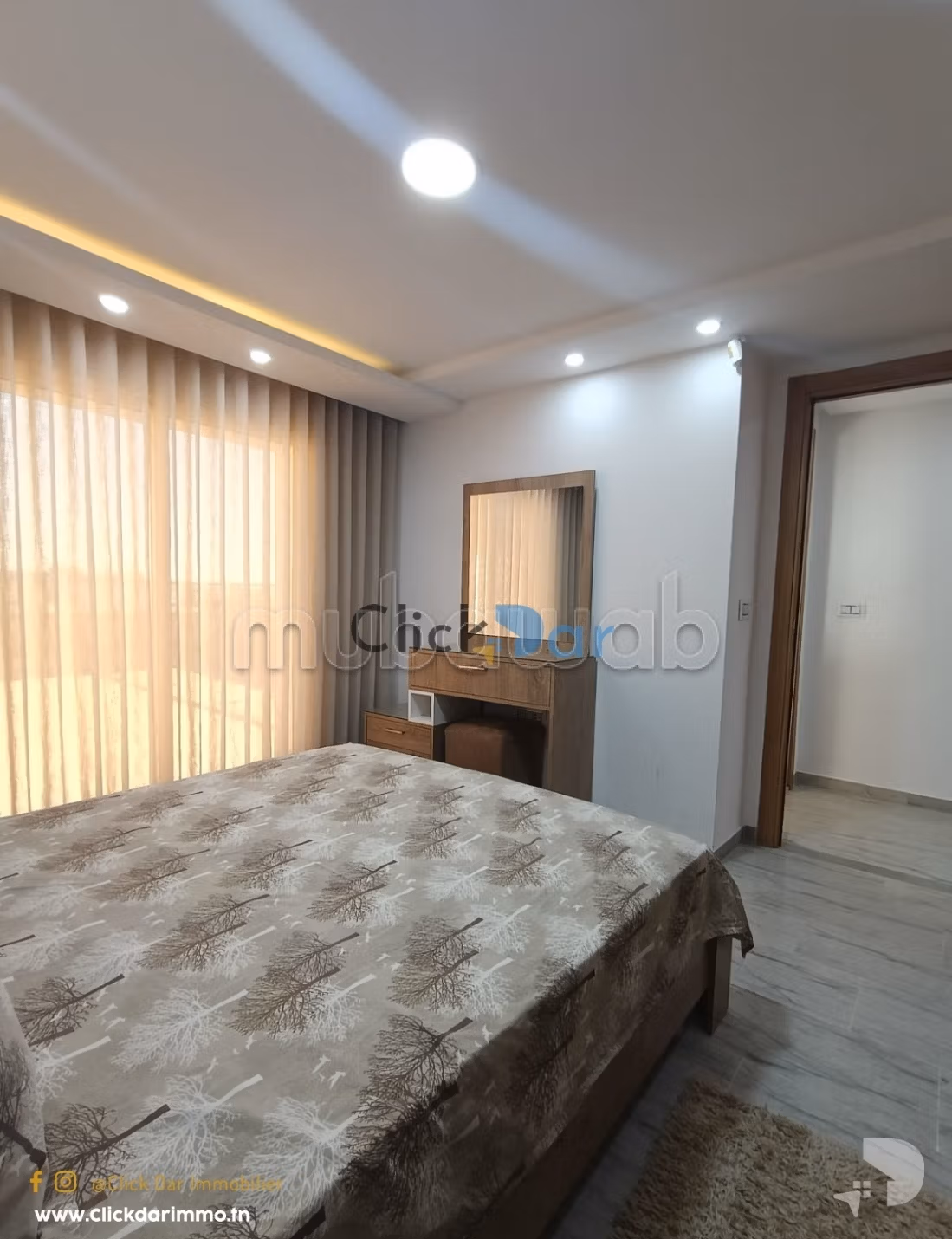 Appartement S2 location annuelle Hammamet Nord