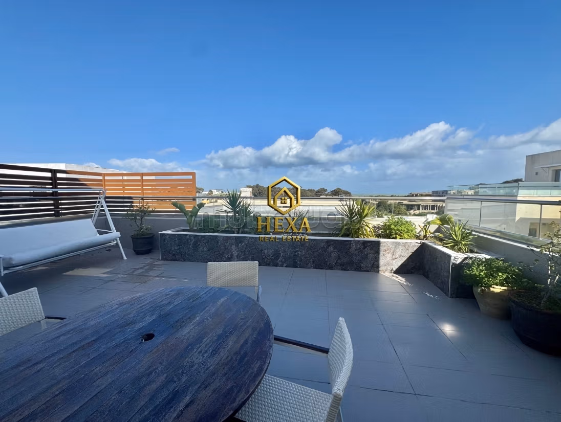 Appartement S3 meublé à Gammarth vue sur mer