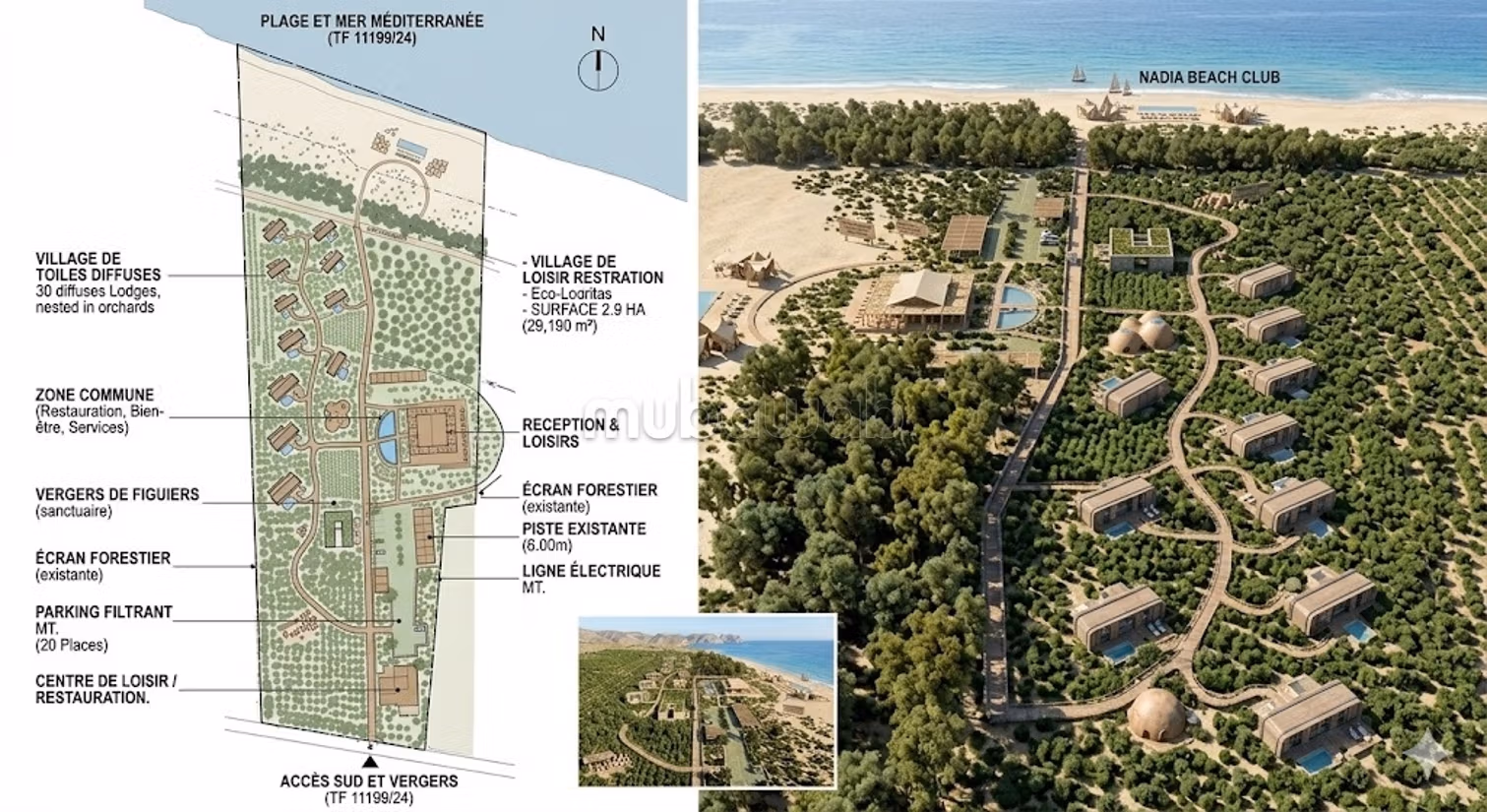 Land for tourism and recreation