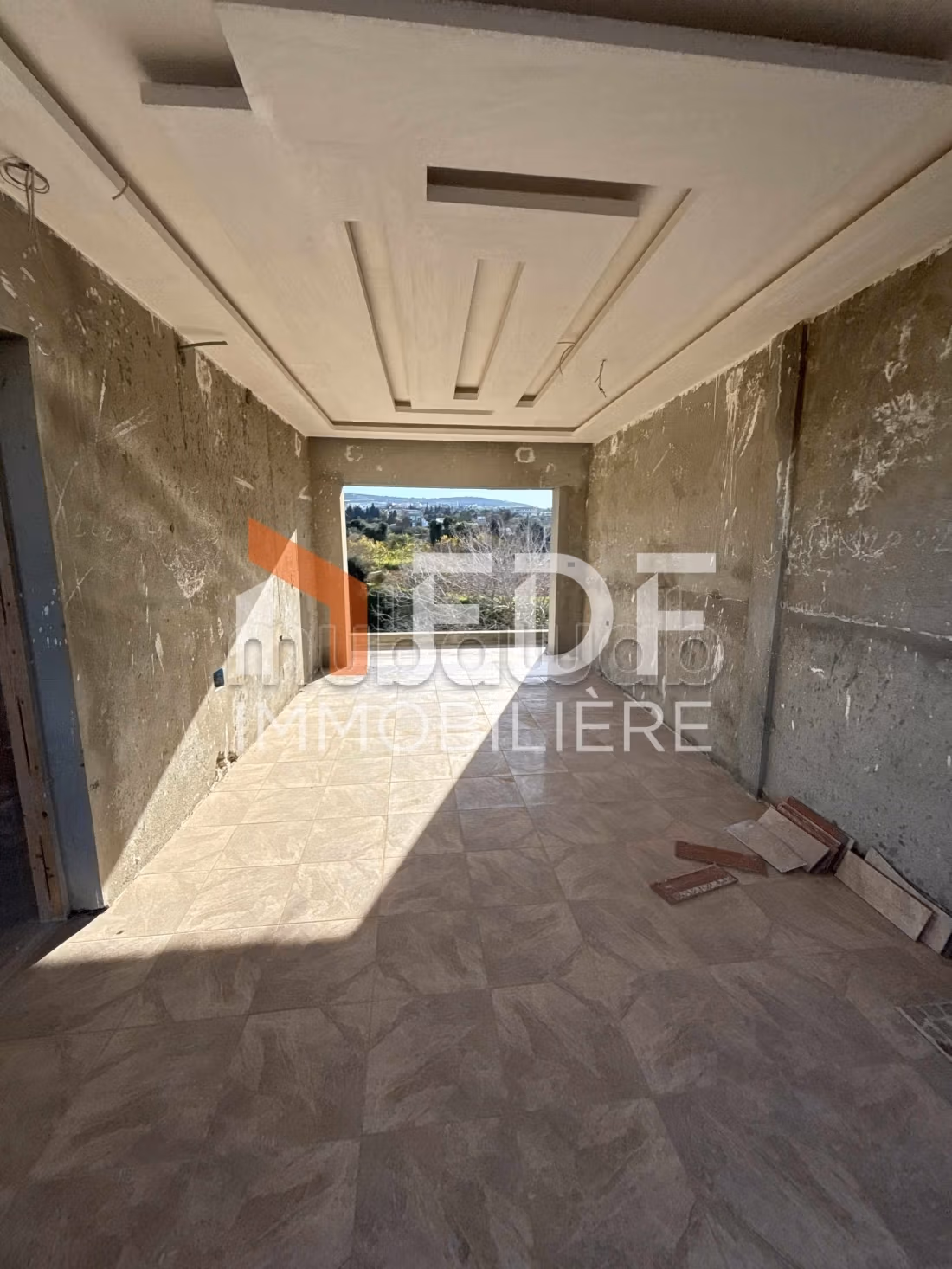 Two-bedroom villa with panoramic sea view in Sounine