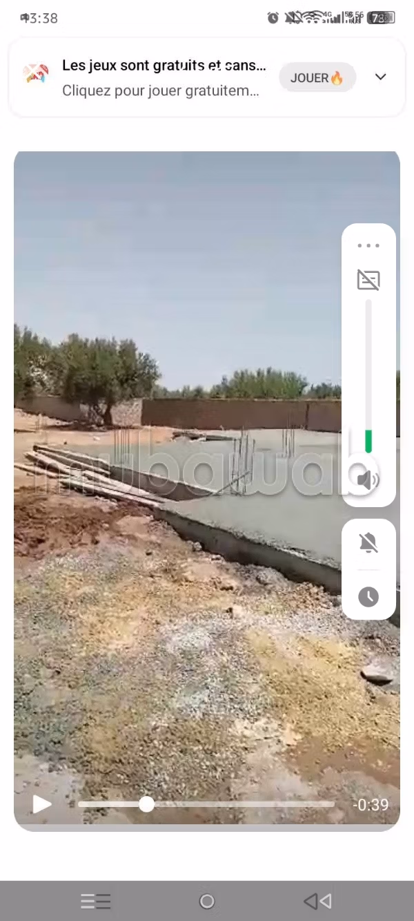 For sale: land with a building on it, area over 200 meters
