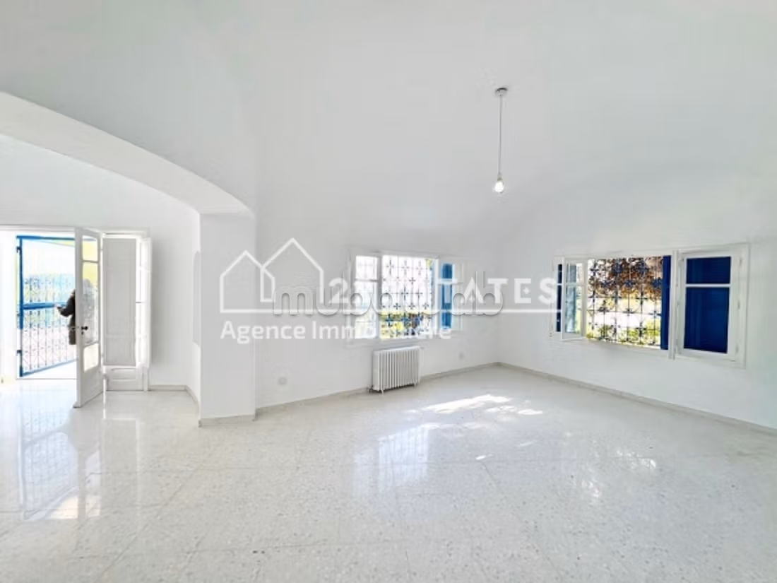 Single-story villa S3 with sea view in upper Gammarth