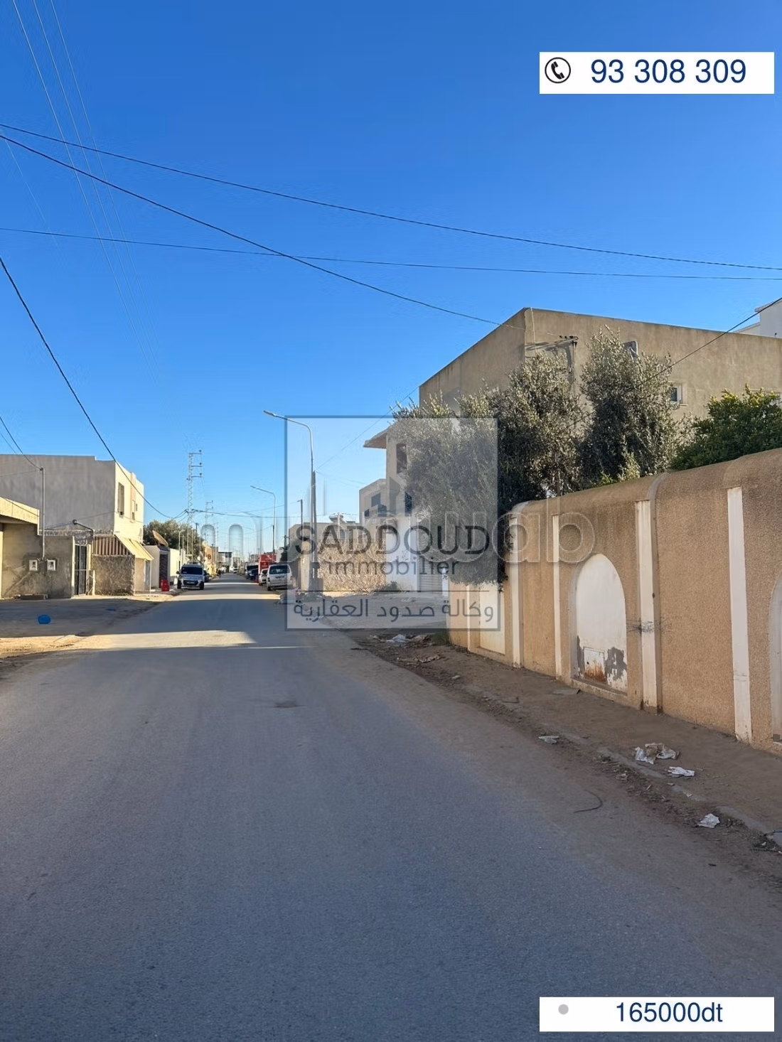 Land for purchase in Route de Gabes. Surface area 1234 m². 