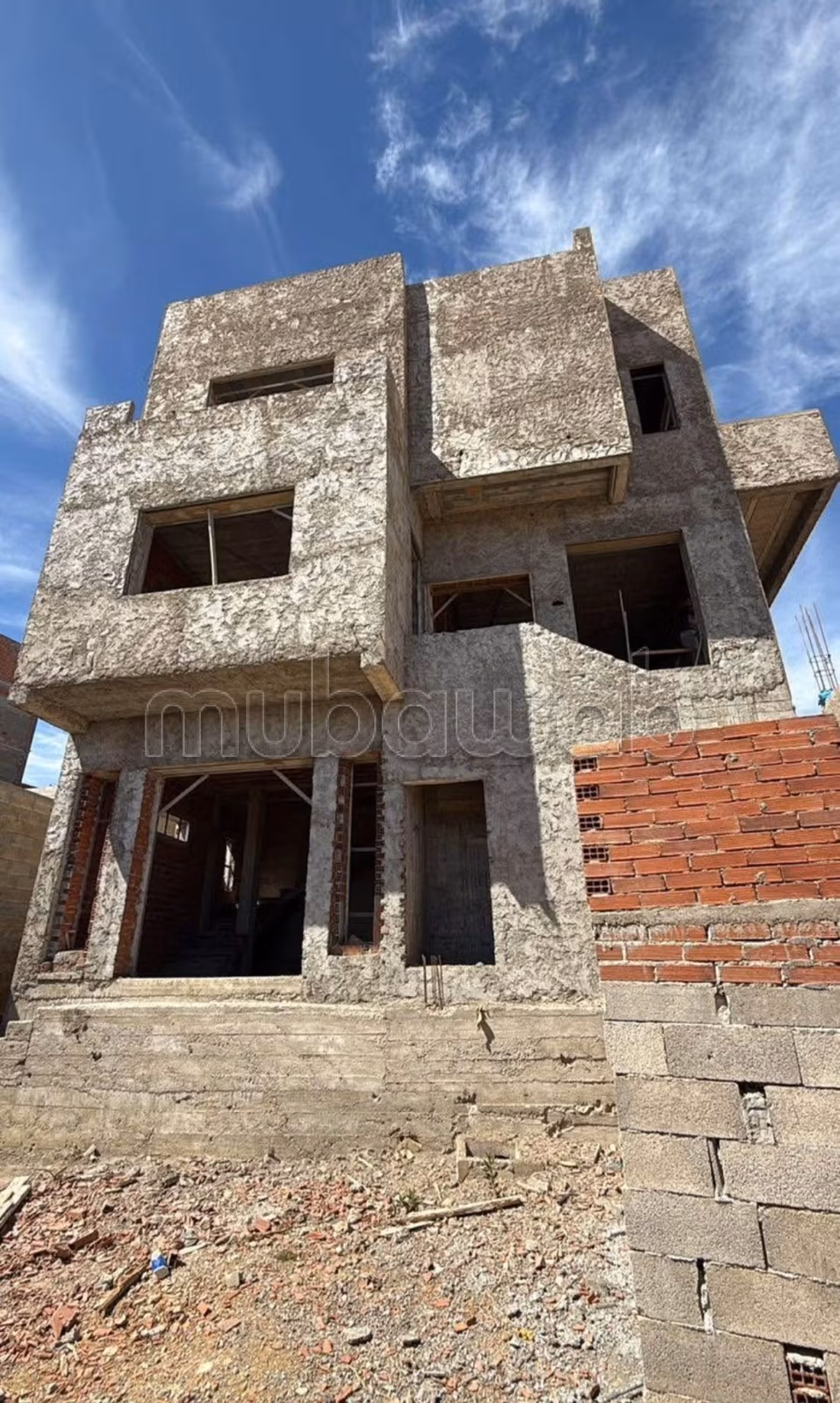 Semi-finished villa on Diki beach Tangier with sea view