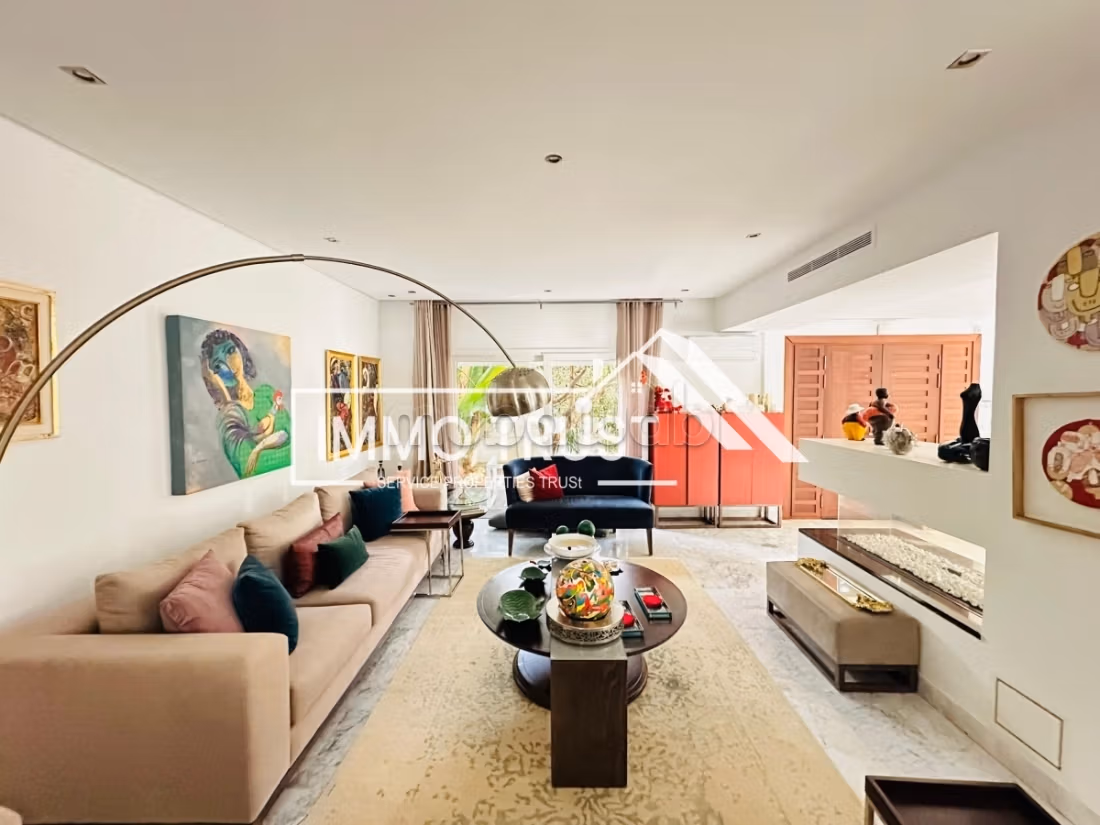 Villa S4 avec jardin et piscine à La Marsa