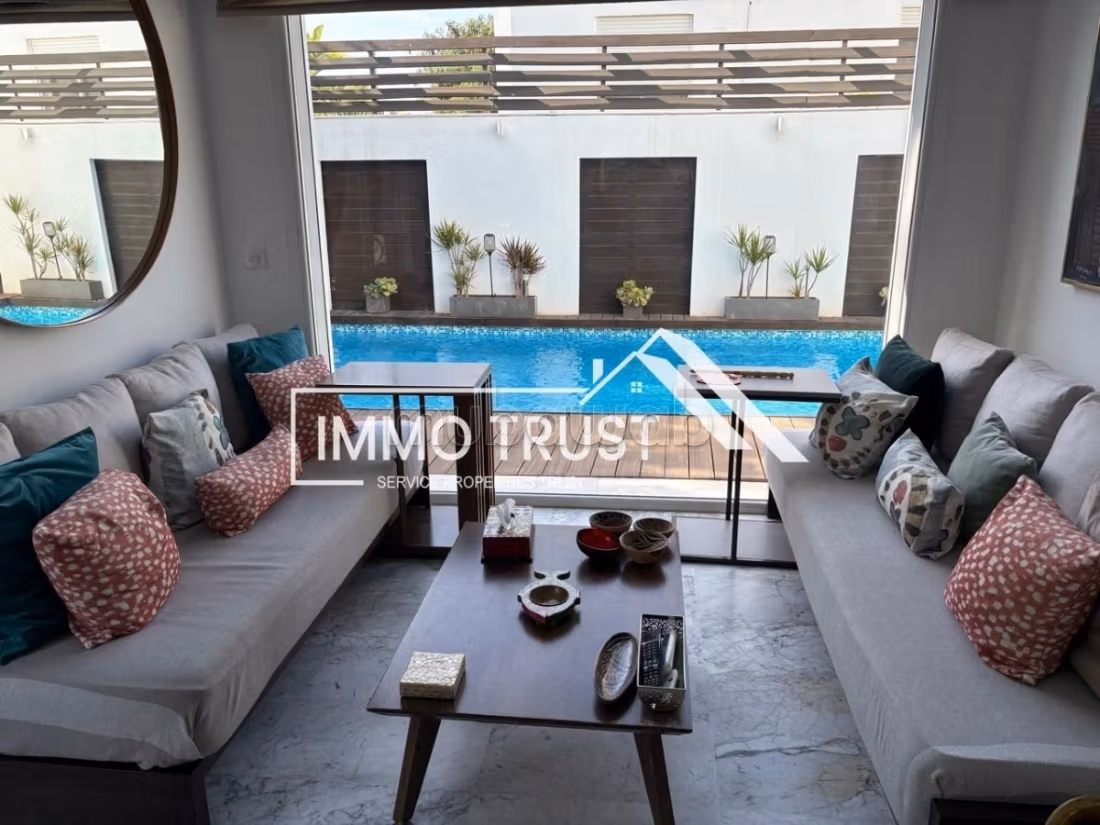 Villa S4 avec jardin et piscine à La Marsa