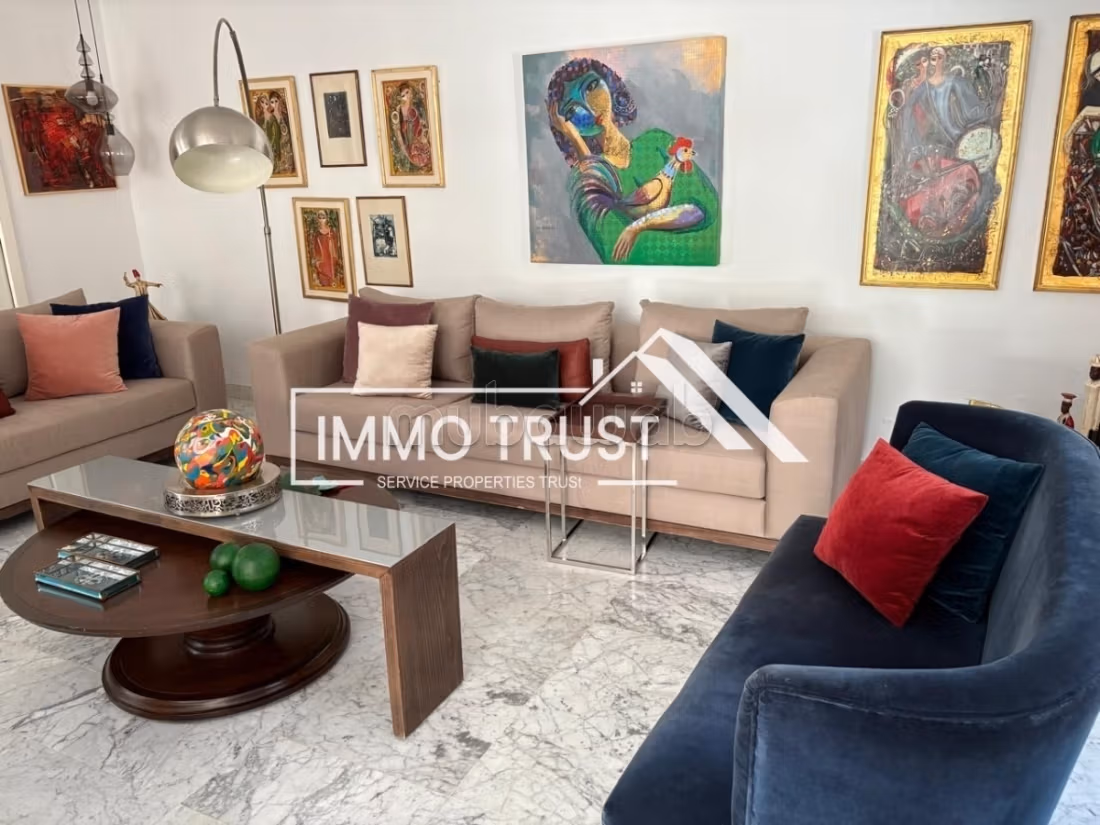 Villa S4 avec jardin et piscine à La Marsa