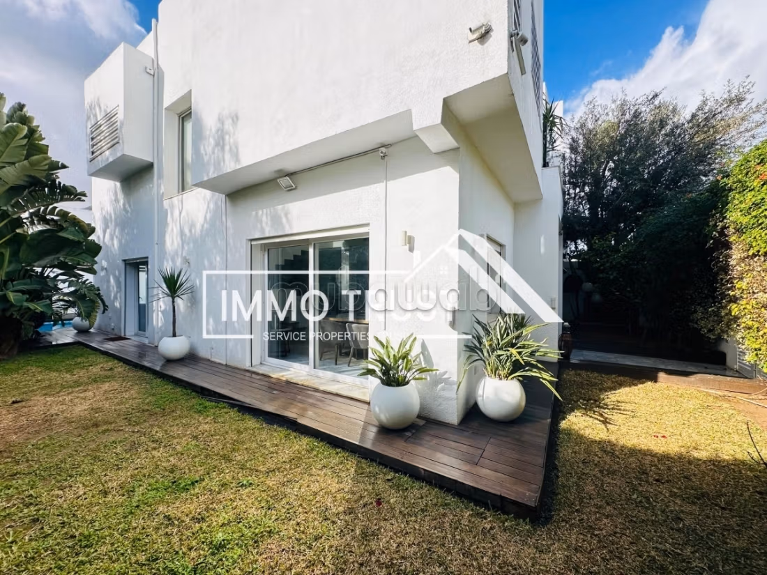 Villa S4 avec jardin et piscine à La Marsa