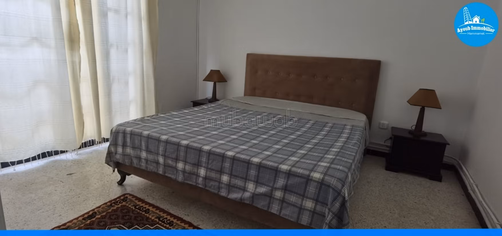 Affitta casa a Hammamet. Superficie 110 m². Splendido giardino e comodo posto auto. 