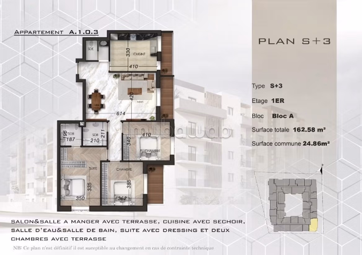 A Vendre: Des Appartements direct promoteur