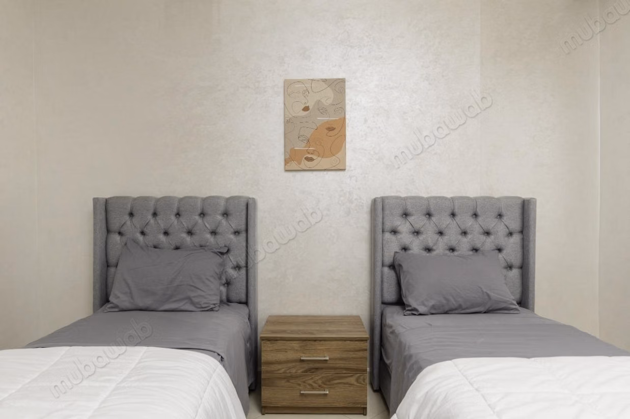 Piso dos fachadas en alquiler en Al Wifaq. 2 bonitas habitaciones. Bien decorado