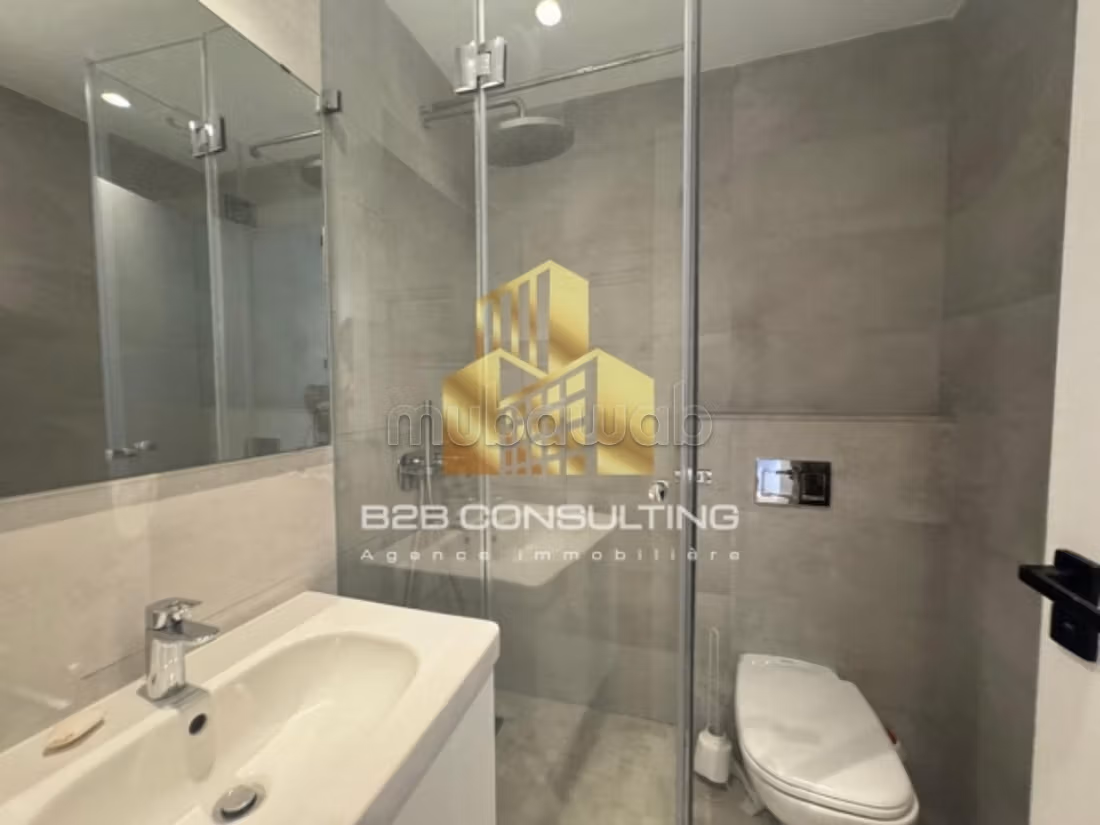 Apartment for rent in La Marsa. Surface area 50 m². Well equipped kitchen. 