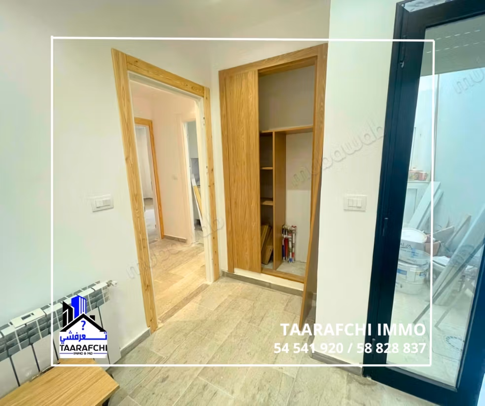 A vendre appartement S3 à Hammamet Nord RDC