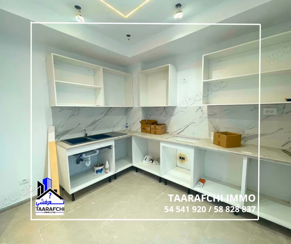 A vendre appartement S3 à Hammamet Nord RDC