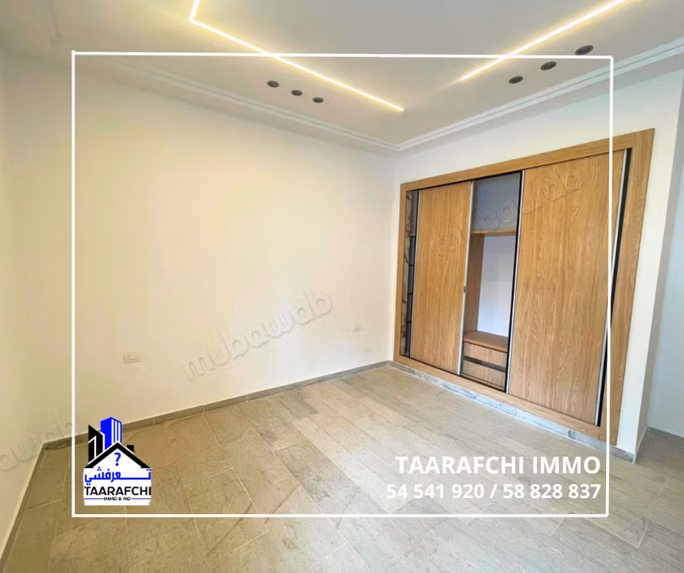 A vendre appartement S3 à Hammamet Nord RDC