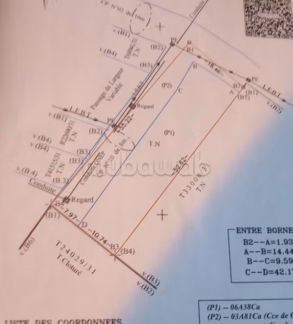 Terreno constructible en venta en Tamdroust Tiznit