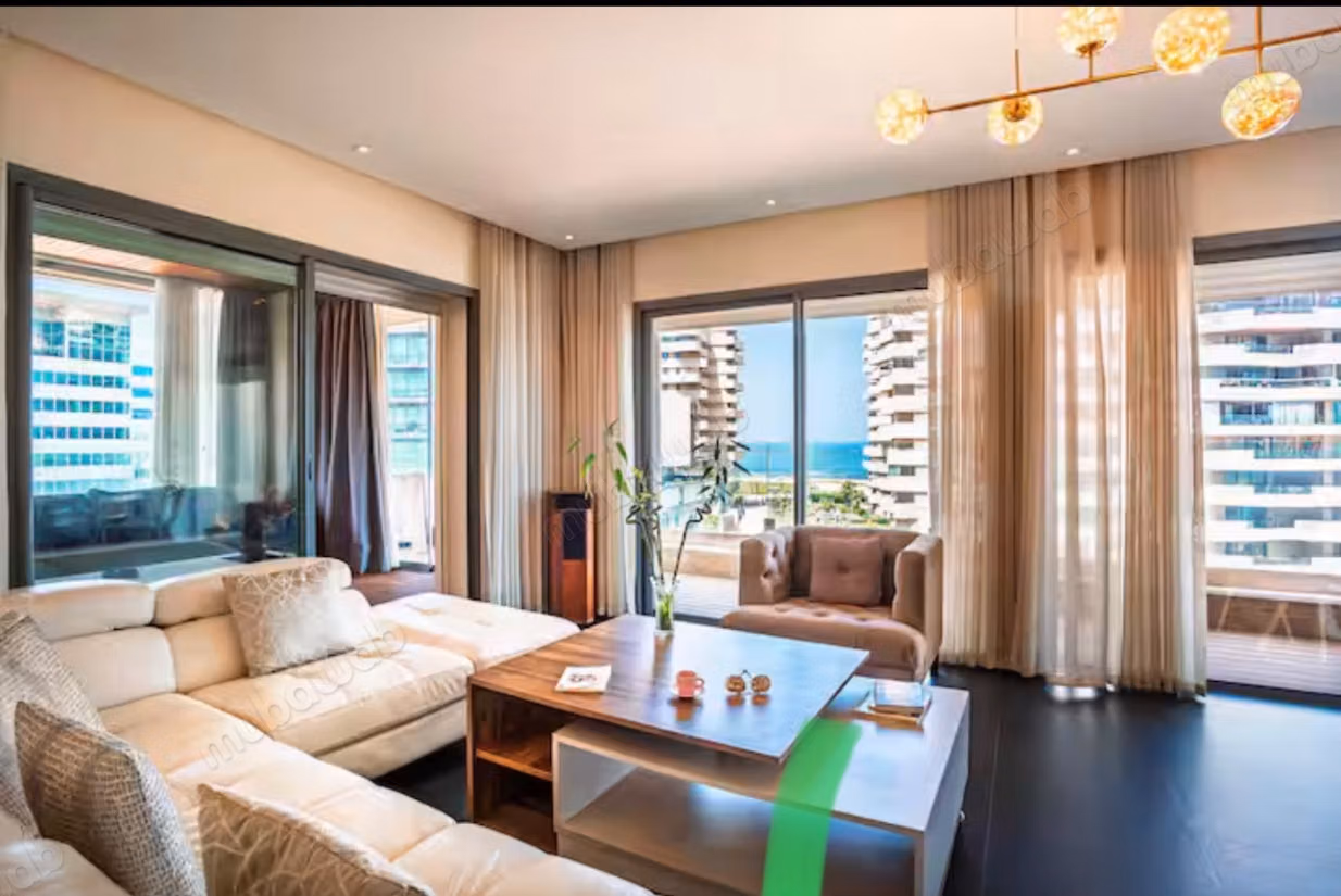 Appartement de Luxe Meublé avec Vue sur Mer à Marina