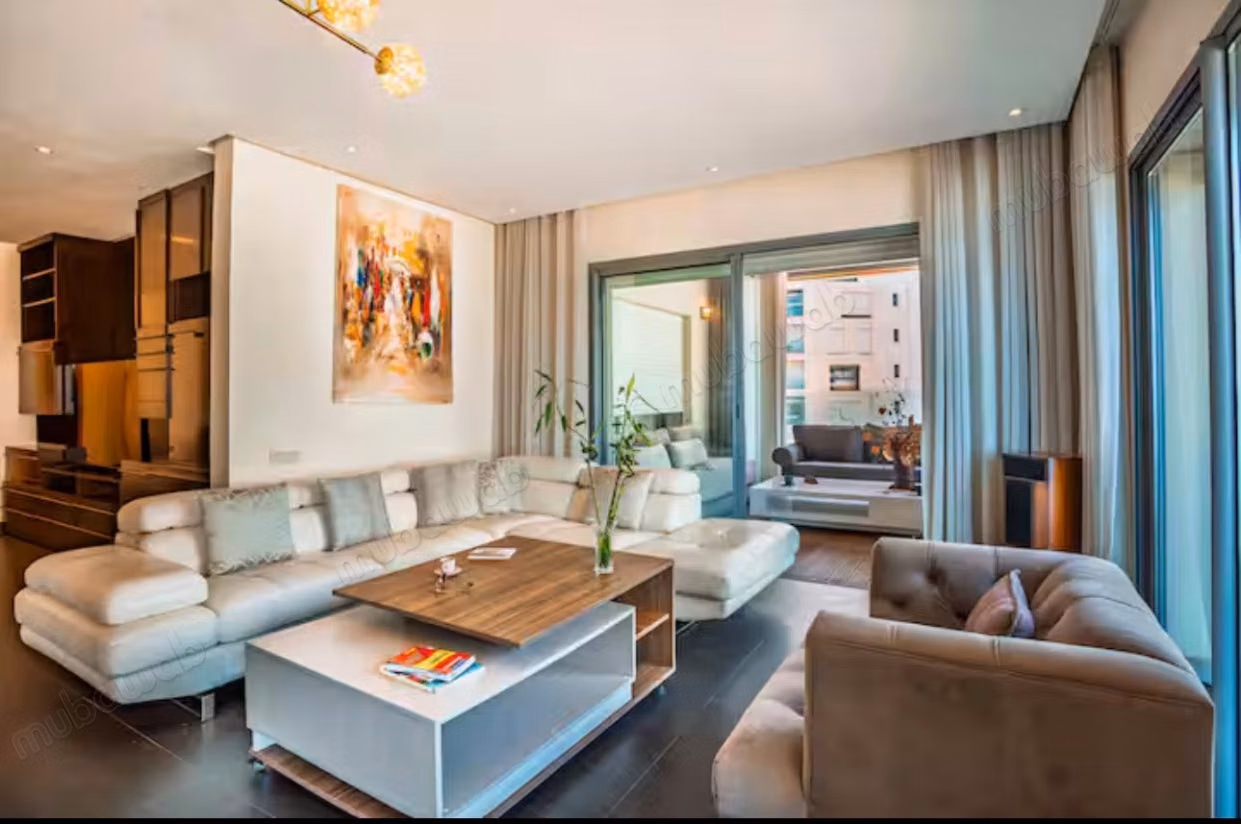 Appartement de Luxe Meublé avec Vue sur Mer à Marina