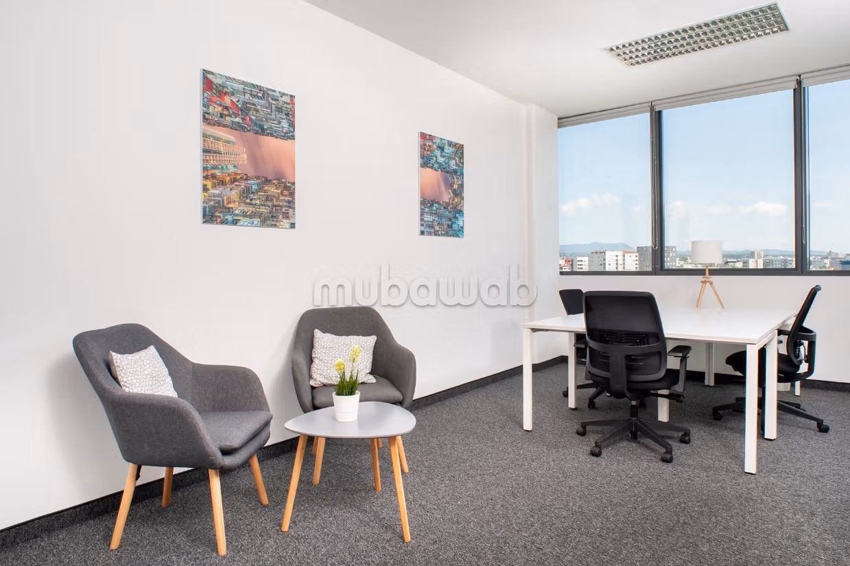 Bureau à louer pour 3 à Tunis, Av. De La Monnaie