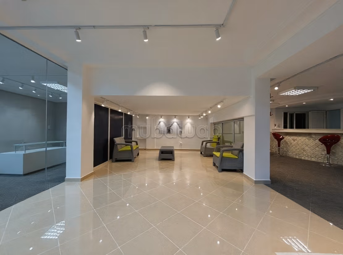 Open Space Haut Standing 100m2 avec Jardin privatif