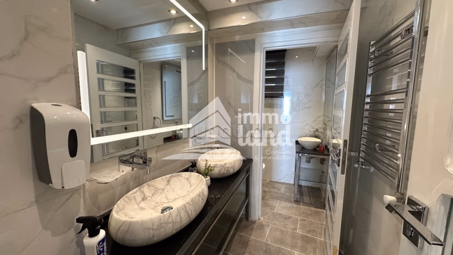 Duplex S3 arredato mai abitato con vista mare a Gammarth superiore