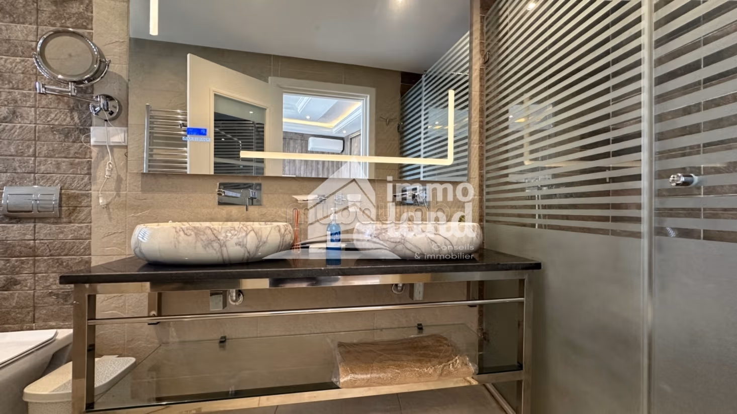 Duplex S3 arredato mai abitato con vista mare a Gammarth superiore
