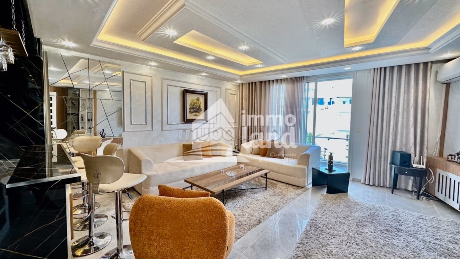 Duplex S3 arredato mai abitato con vista mare a Gammarth superiore